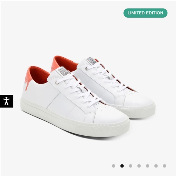 Leather white sneaker - Picture 4 of 7